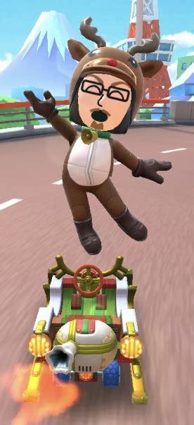 File Mkt Reindeer Mii Racing Suit Trick Png Super Mario Wiki The