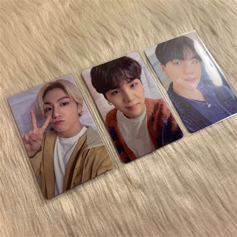 Bts Be Essential Suga Yoongi Jungkook Jk Pob Random Photocard Pc Set