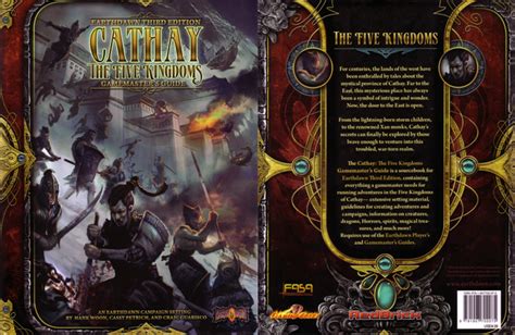 Earthdawn Third Edition Cathay The Five Kingdoms Gamemaster S Guide