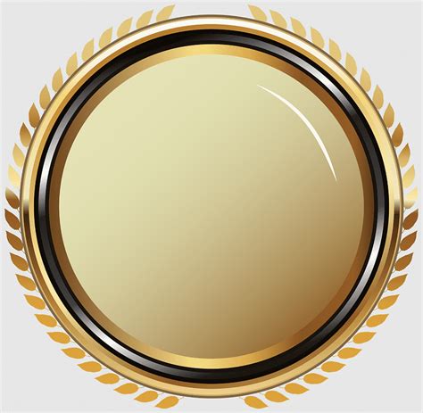 Free Download Badges And Labels Gold Medal Medal Badge Oval