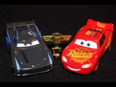 Mattel Disney Cars 3 Lightning McQueen Jackson Storm With Piston Cups