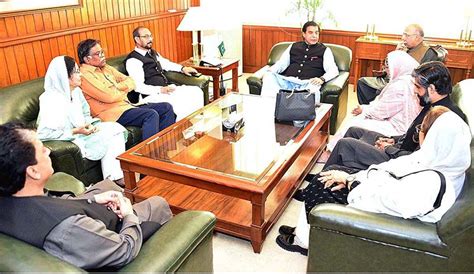 Speaker National Assembly Raja Pervez Ashraf In A Meeting With Member