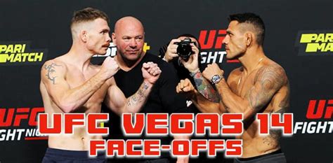 Ufc Vegas Felder Vs Dos Anjos Weigh In Face Offs Video Mmaweekly