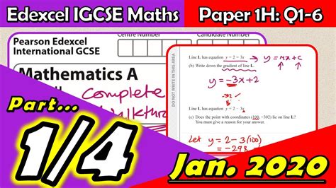 Maths Igcse Edexcel Past Papers