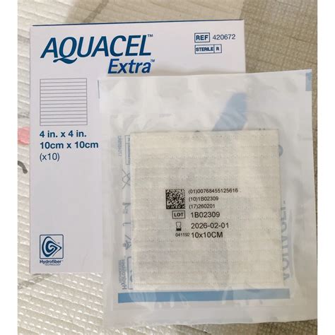 Jual Convatec Aquacel Extra Hydrofiber Dressing 10x10 Per Pcs