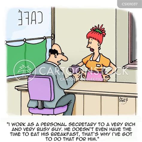 Personal Assistant Cartoon