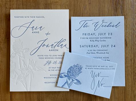 Letterpress Invitations