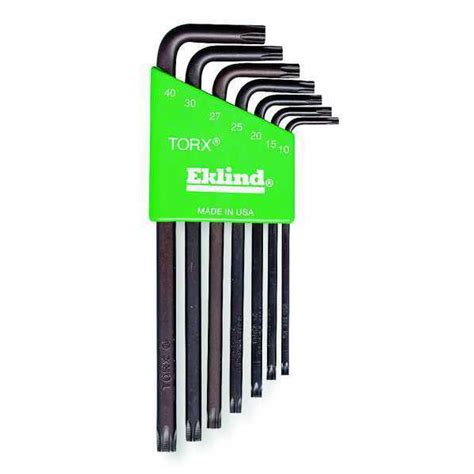 Eklind 7 Piece Torx L Shape Torx Key Set 10907 10907 Zoro