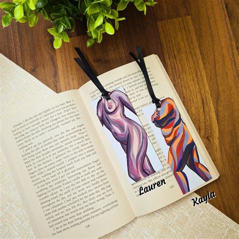 Quirky Nude Bookmarks Body Confidence Nude Woman Female Etsy Uk