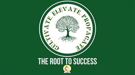 Cultivate Elevate Propagate The Root To Success Minister Rohj