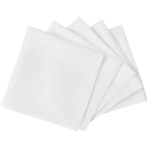 Serviettes De Table Blanc X Cm Cdiscount Maison