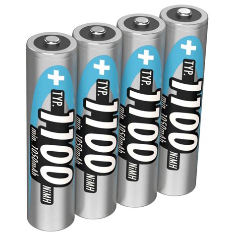 Ansmann Nimh Akku Micro Aaa Typ 1100 Min 1050mah 4er Blister 15864