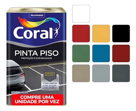 Tinta Para Calçada Cores - Tinta Piso Premium Inter/exter Parede Teto Calçada Cores | Frete grátis