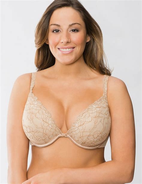 Passion Lace Plunge Bra Plus Size Bra Plunge Bra Full Figure Bras