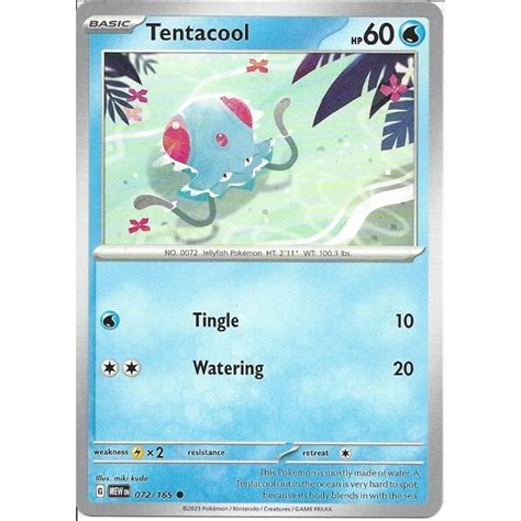 Tentacool Pokemon Trading Card Game