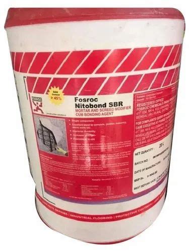 Fosroc Nitobond SBR 300 Mortar And Screed Modifier Cum Bonding Agent