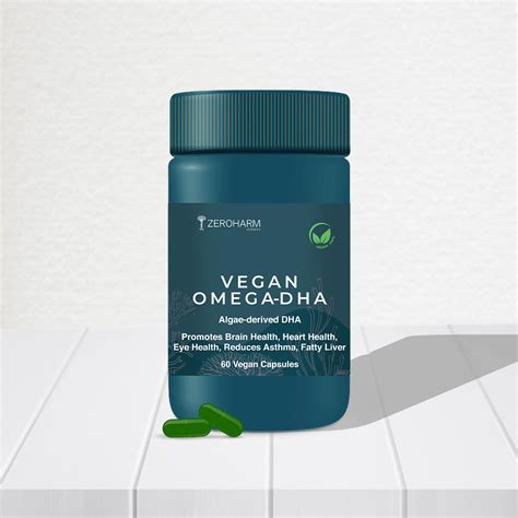 Vegan Omega 3 Capsules With Algae Derived Dha Zeroharm