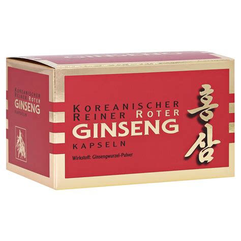 Koreanischer Reiner Roter Ginseng Kapseln 300mg 200 Stück Online