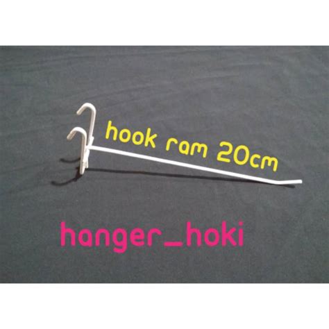 Jual Hook Ram PUTIH 20cm Cantolan Ram Gantungan Aksesoris 20cm Shopee