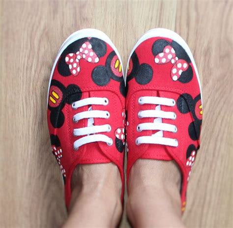 Disney Black/Red Bow Design Espadrilles Shoes for Ladies : : Minnie ...