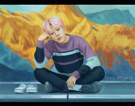 Jimin Fan Art by Me! : r/bangtan