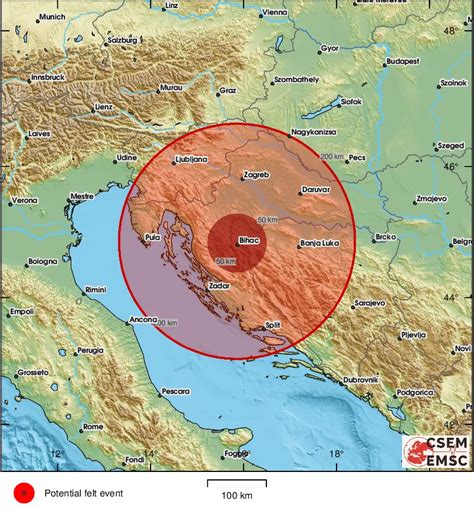 Novi Zemljotres Pogodio Bih Epicentar U Blizini Biha A