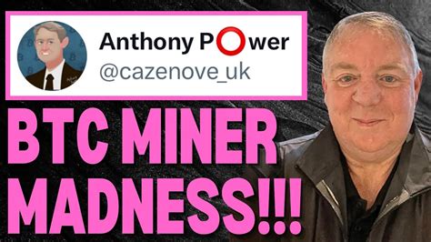 Anthony Power Analysis Bitcoin Miner Stock News Bitcoin Mining