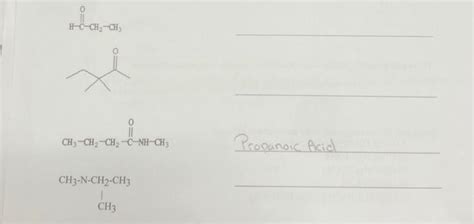 Solved Propanoic Acid Propanoic Acid | Chegg.com