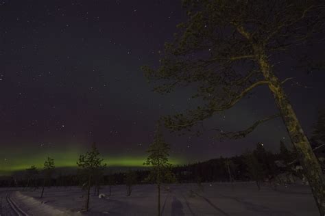 Lappland Winter Polarlicht Aurora Kostenloses Foto Auf Pixabay