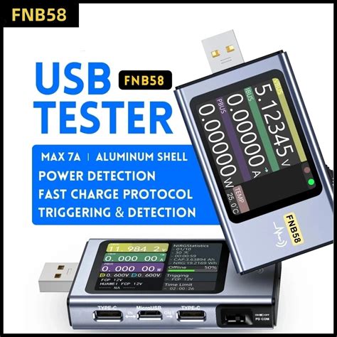 FNIRSI FNB58 FNB48 USB Tester Voltmeter Ammeter TYPE C Fast Charge