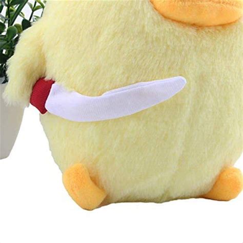 Jouets En Peluche Canard De Dessin Anim Avec Couteau Poup E En