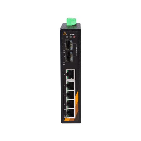 Port Unmanaged Industrial Gigabit Ethernet Switch Eth Sfp