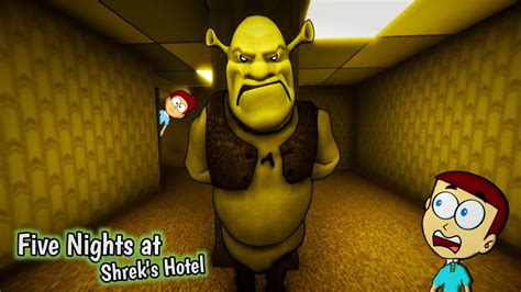 Shrek In The Backrooms Five Nights At Shrek S Hotel Shiva And Kanzo