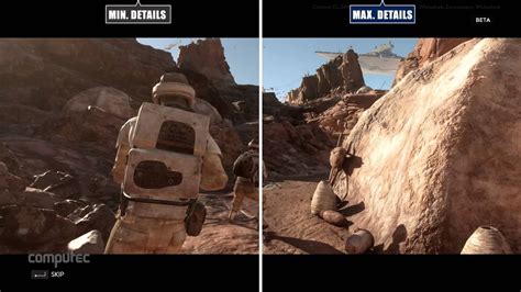 Star Wars Battlefront Pc Beta Gameplay Grafikvergleich Graphics