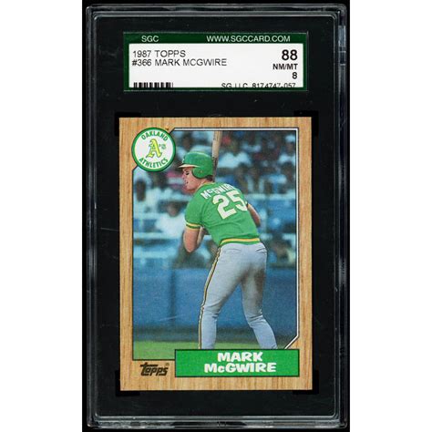 Mark Mcgwire Topps Sgc Pristine Auction