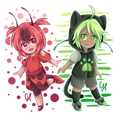 Tikki And Plagg Miraculous Ladybug By Cairolingh On Deviantart