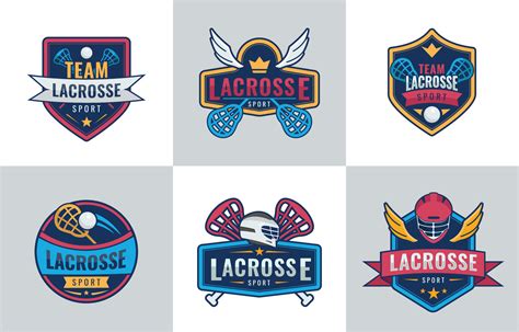 Sport Lacrosse Logo Collection 17743007 Vector Art at Vecteezy