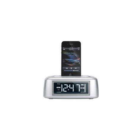 Audiovox Ipod Clock Radio White Cr8030ie5 Clock Alarm Clock Digital Alarm Clock