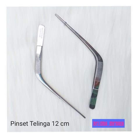 Jual PINSET TELINGA 12 5cm Pinset Bayonet Telinga 12 5cm Stainless