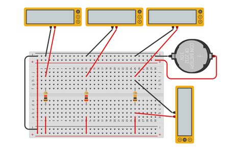 Circuit Design Parallel Circuit Different Source Tinkercad