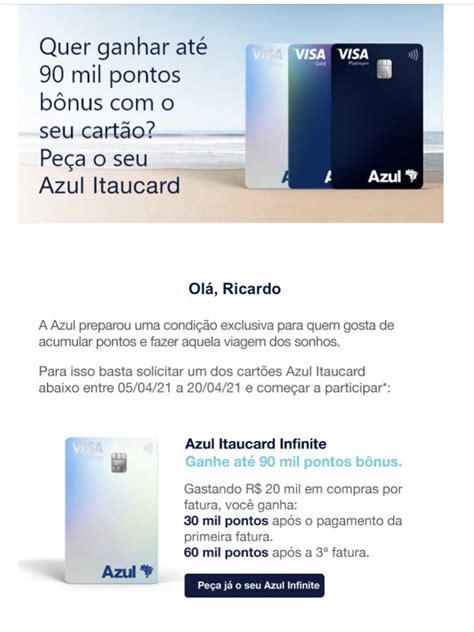 Campanha direcionada Azul oferece até 90 mil pontos bônus na