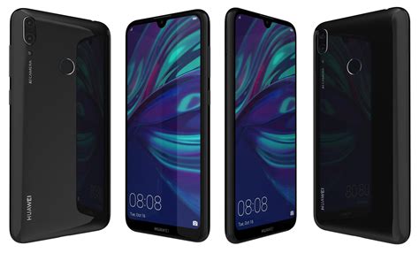 Huawei P20 Midnight Black Modelo 3d 39 3ds Fbx Max Obj Free3d