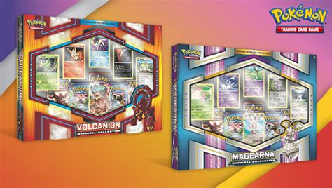 Pokémon TCG Volcanion and Magearna Mythical Collections The