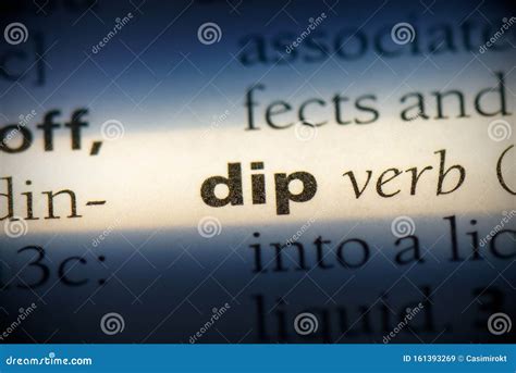 dip stock image image  definition idea learn reference