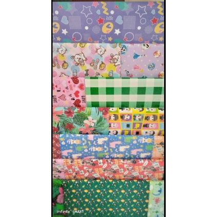 Jual Kertas Kado Merk Kiky Motif Random Isi Lembar Shopee Indonesia