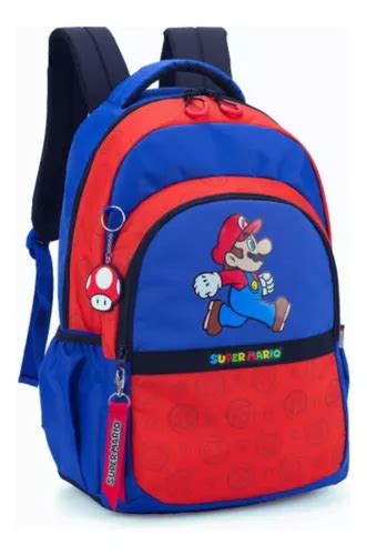 Mochila Escolar Super Mario Backpack Para Ni Os Con Espalda Grande