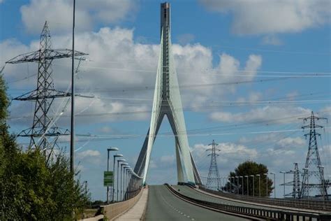 Flintshire Bridge Spanning River Dee Linking Editorial Stock Photo ...