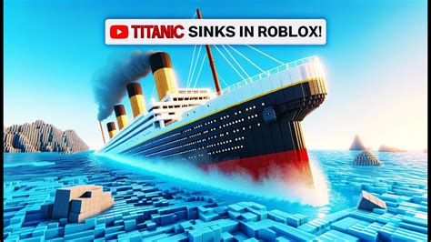 The Titanic Is Sinking Roblox Sinking Ship Game Youtube