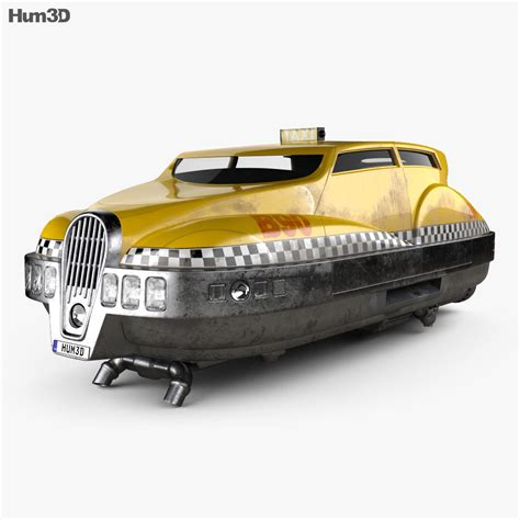 Fifth Element Taxi 1997 3d Model Vehicles On Hum3d