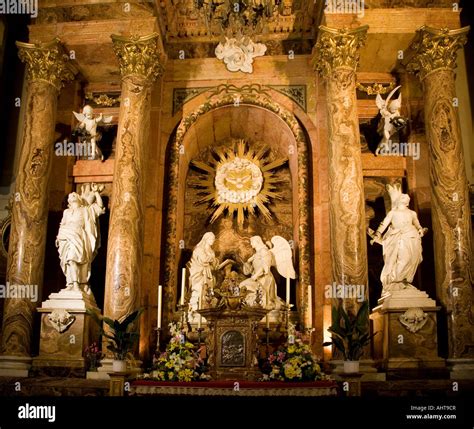 Altarpiece Of The Chapel Of The Incarnation With The Patron Saints Of